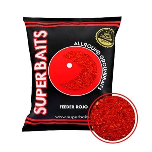 Engodo Superbaits Feeder (Rojo) - 1Kg