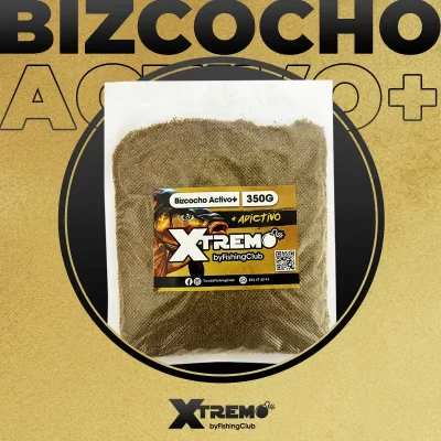 Bizcocho Activo XTREMO 350G – aditivo para engodo con pellets y gusanos