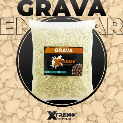 Grava para encolar XTREMO 1KG, ideal para aglutinar gusano y mejorar el cebado en pesca al Coup