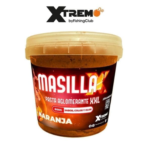 masilla para pesca de olor naranja