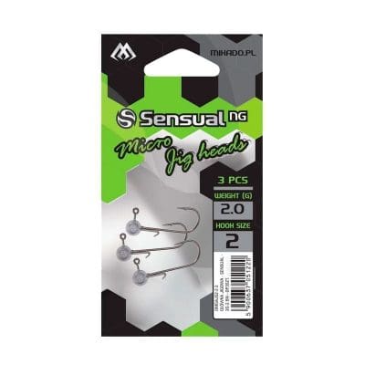 Anzuelos Mikado sensual NG plomados Micro Jig Heads