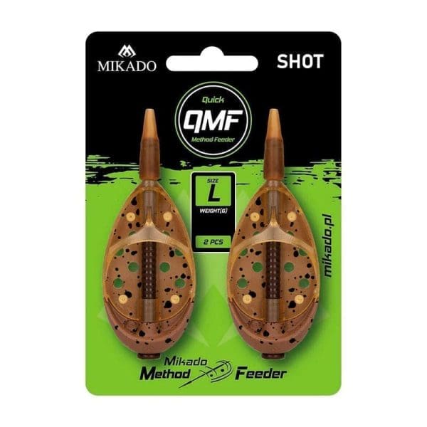 Pack 2 cebadores Mikado Method Feeder Quick Shot