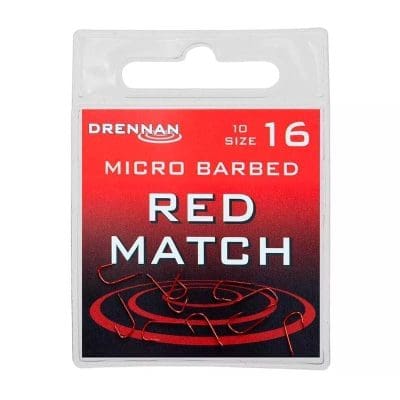 Anzuelos Drennan Red Match Micro Barbed