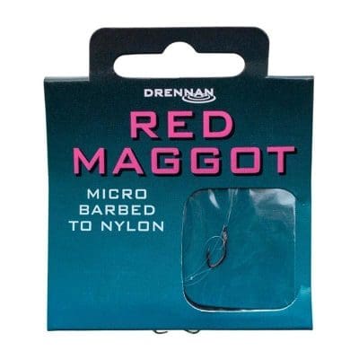 Anzuelos montados Drennan Red Maggot
