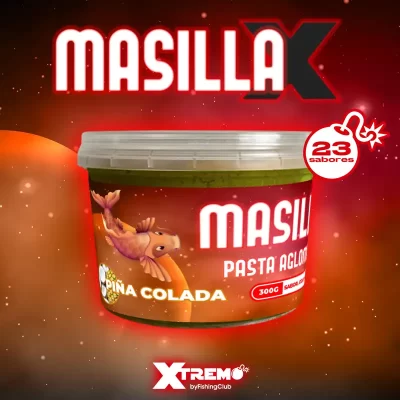 Masilla de pesca XTREMO Masillax 300G para anzuelo con aroma potente