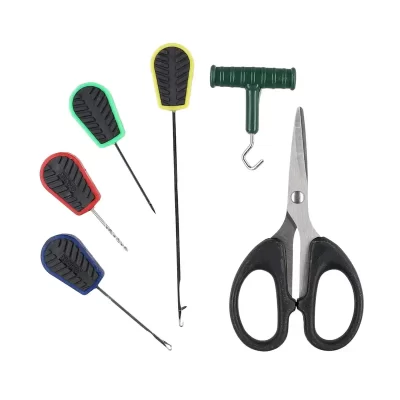 Set de agujas Milado con gancho y tijeras