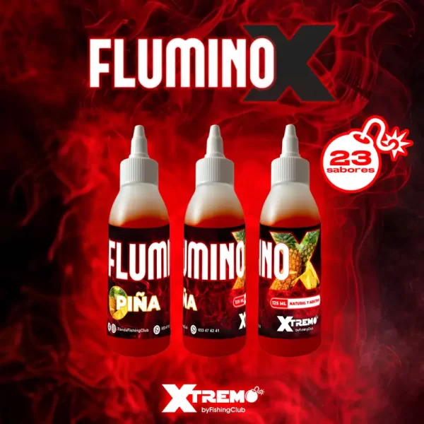 Fluminox Xtremo Rojo 125ml – aditivo líquido para cebos – tienda de pesca online