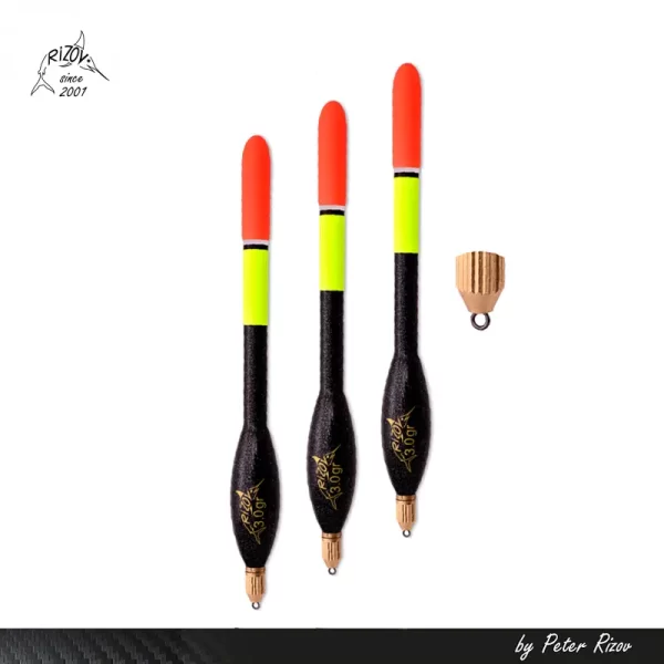 Flotador Rizov Waggler 1 para pesca inglesa con antena de balsa – Tienda de pesca online en España