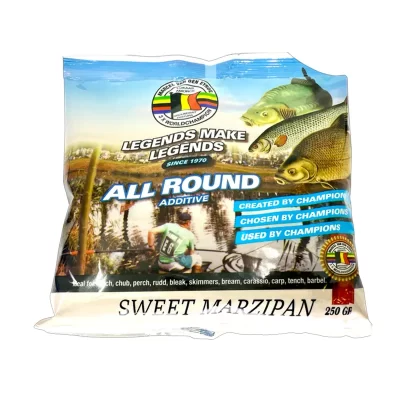 Aditivo en polvo Marcel Van Den Eynde Sweet Marzipan 250 gr – aroma dulce a mazapán para engodos