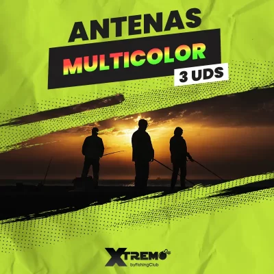 Antenas huecas multicolor Xtremo – accesorios de pesca