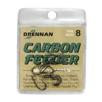 Anzuelos Drennan Carbon Feeder Nº8 en promoción