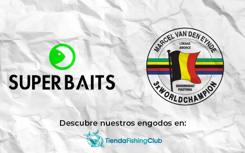 marca de engodo superbaits y marcel van den eynde